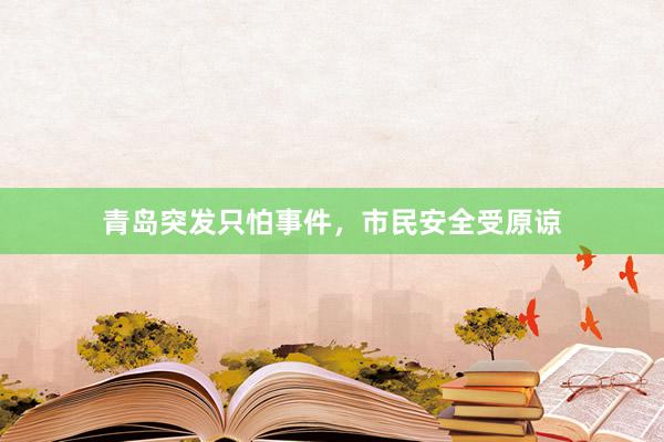 青岛突发只怕事件，市民安全受原谅